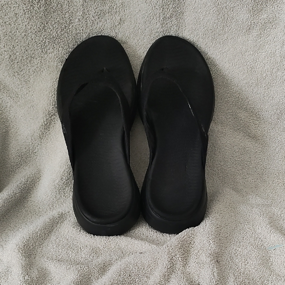 Women's Sketchers Go Walk Black Sandals